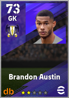 Brandon Austin — GK, OVR 73, MAX 73