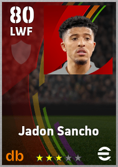 Jadon Sancho eFootball player card