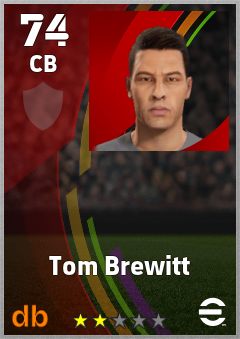 Tom Brewitt eFootball player card