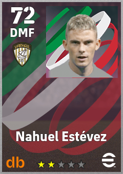 Nahuel Estévez — DMF, OVR 72, MAX 72