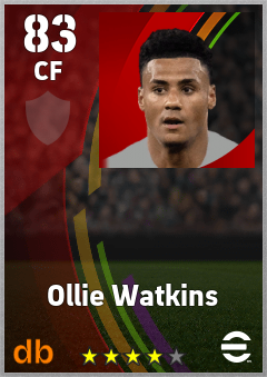 Ollie Watkins eFootball player card