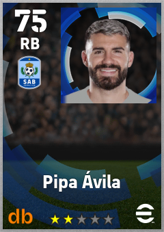 Pipa Ávila — RB, OVR 75, MAX 75