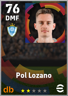 Pol Lozano eFootball player card