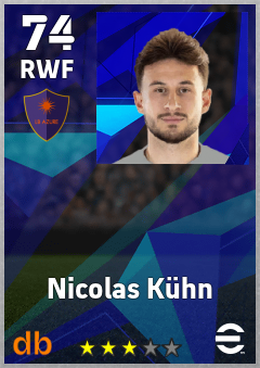 Nicolas Kühn eFootball player card