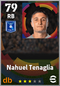 Nahuel Tenaglia — RB, OVR 79, MAX 79