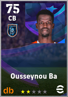Ousseynou Ba — CB, OVR 75, MAX 75
