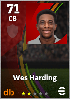 Wes Harding eFootball player card