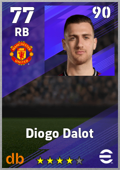 Diogo Dalot eFootball player card
