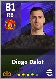 Diogo Dalot — RB, OVR 81, MAX 90