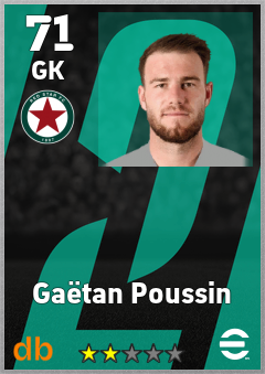 Gaëtan Poussin eFootball player card