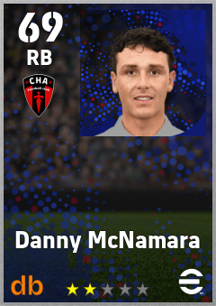 Danny McNamara — RB, OVR 69, MAX 69