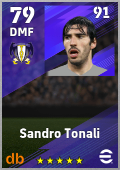 Sandro Tonali eFootball player card