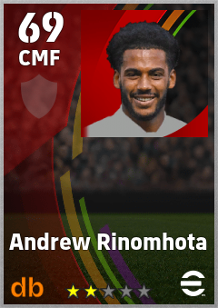 Andrew Rinomhota eFootball player card