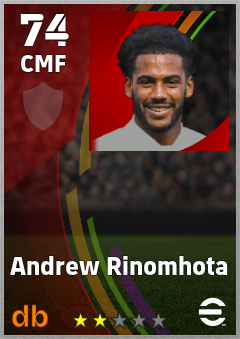 Andrew Rinomhota eFootball player card
