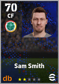 Sam Smith — CF, OVR 70, MAX 70