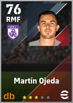 Martín Ojeda — RMF, OVR 76, MAX 76