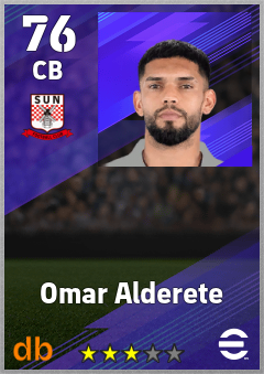 Omar Alderete eFootball player card