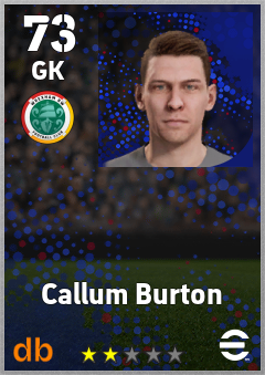Callum Burton — GK, OVR 73, MAX 73