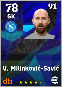 V. Milinković-Savić eFootball player card