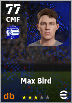 Max Bird — CMF, OVR 77, MAX 77