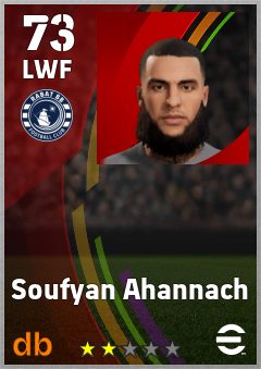 Soufyan Ahannach — LWF, OVR 73, MAX 73