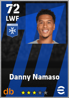 Danny Namaso eFootball player card