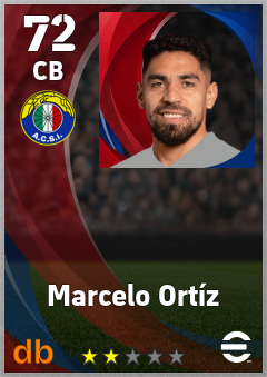 Marcelo Ortíz — CB, OVR 72, MAX 72