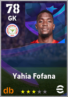 Yahia Fofana — GK, OVR 78, MAX 78