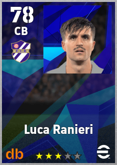 Luca Ranieri eFootball player card
