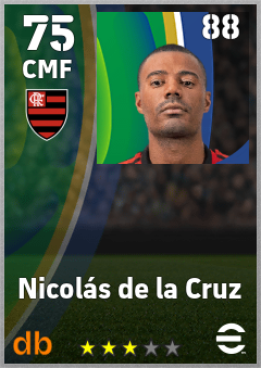 Nicolás de la Cruz eFootball player card