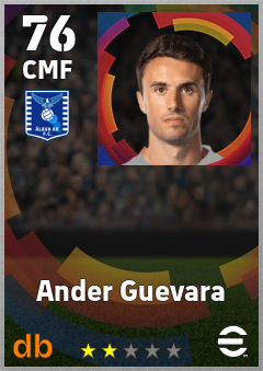 Ander Guevara — CMF, OVR 76, MAX 76