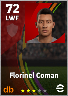 Florinel Coman eFootball player card