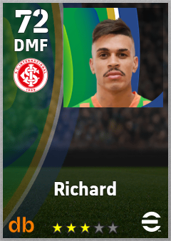 Richard — DMF, OVR 72, MAX 72