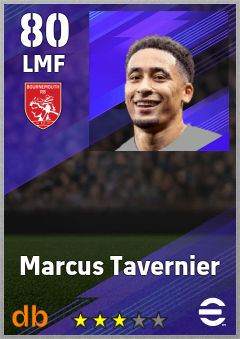 Marcus Tavernier — LMF, OVR 80, MAX 80