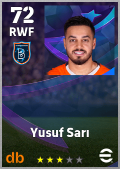 Yusuf Sarı eFootball player card