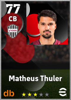 Matheus Thuler — CB, OVR 77, MAX 77