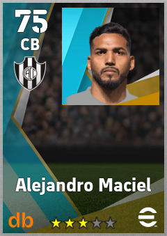 Alejandro Maciel — CB, OVR 75, MAX 75