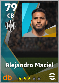 Alejandro Maciel — CB, OVR 79, MAX 79