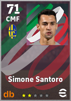 Simone Santoro — CMF, OVR 71, MAX 71