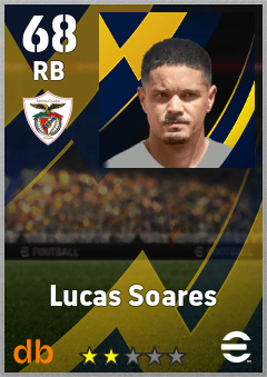 Lucas Soares — RB, OVR 68, MAX 68
