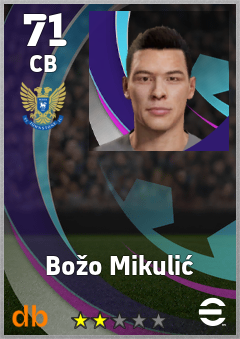 Božo Mikulić — CB, OVR 71, MAX 71