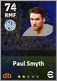 Paul Smyth — RMF, OVR 74, MAX 74