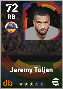 Jeremy Toljan — RB, OVR 72, MAX 72