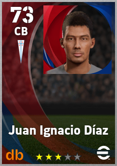 Juan Ignacio Díaz — CB, OVR 73, MAX 73
