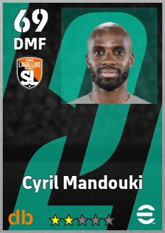 Cyril Mandouki — DMF, OVR 69, MAX 69
