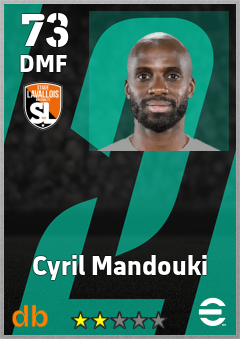 Cyril Mandouki — DMF, OVR 73, MAX 73