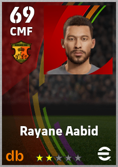 Rayane Aabid — CMF, OVR 69, MAX 69