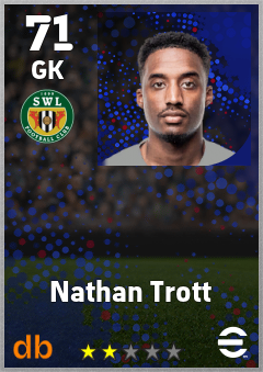 Nathan Trott — GK, OVR 71, MAX 71
