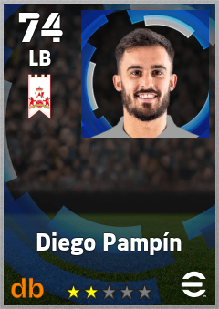 Diego Pampín — LB, OVR 74, MAX 74