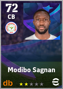 Modibo Sagnan — CB, OVR 72, MAX 72